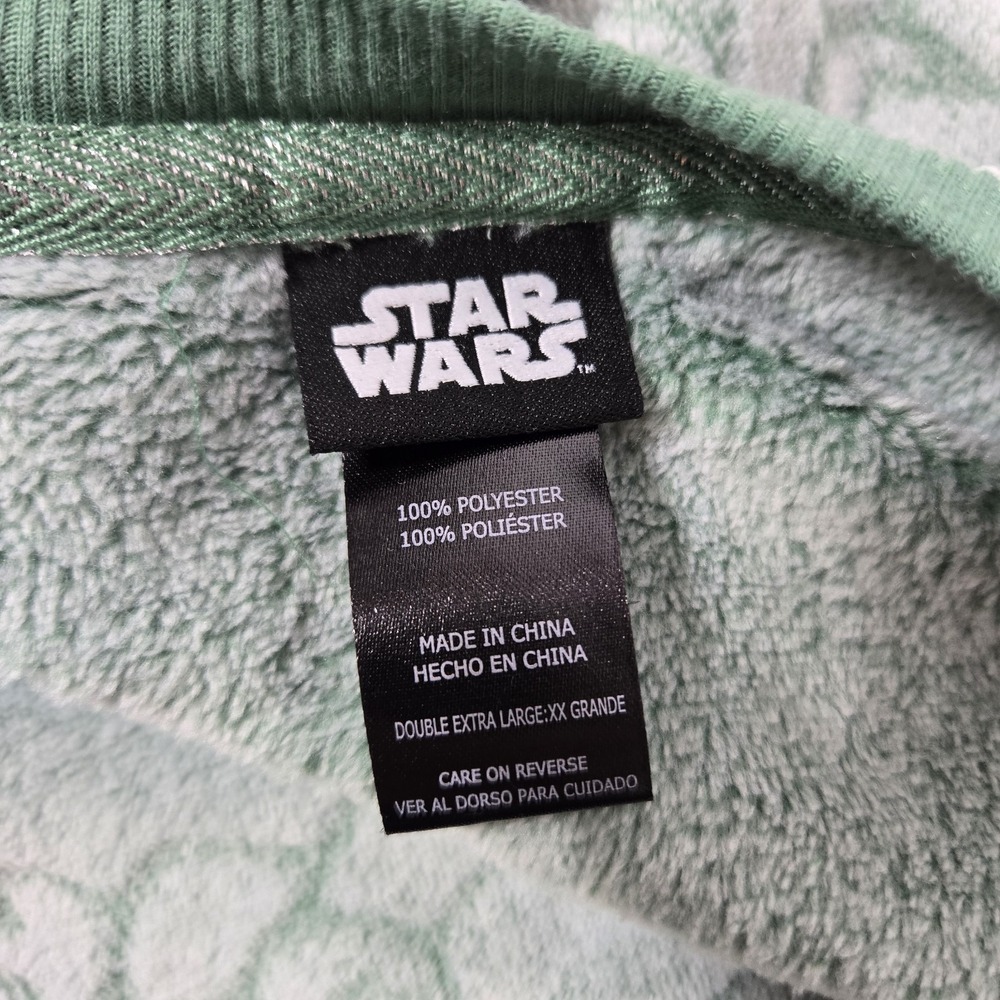 Star Wars The Mandalorian Pajama Set Adult Fleece Lounge Set Grogu Baby Yoda Shi - Picture 5 of 16